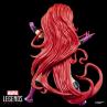 Pack 2 figuras hasbro marvel legends series inhumans marvel's medusa & marvel's gorgon