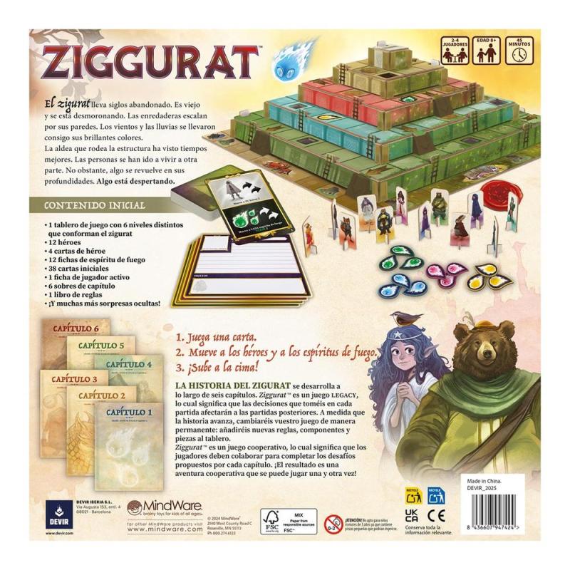 Juego de mesa ziggurat