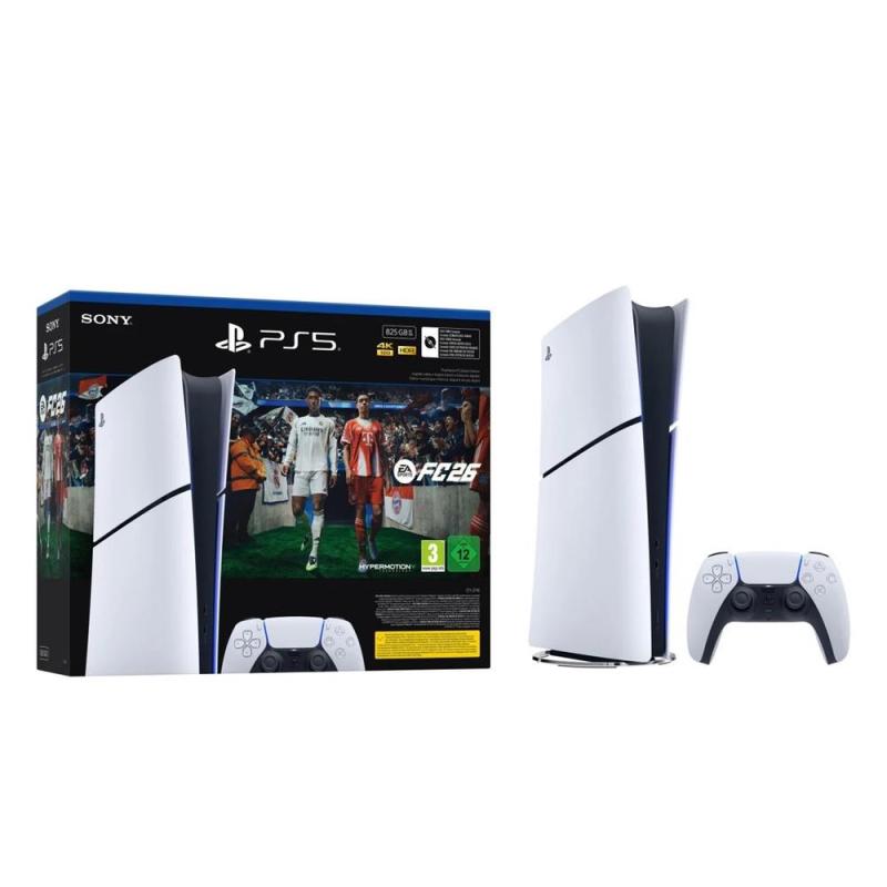 Consola ps5 sony playstation 5 digital 1tb + ea sports fc 26