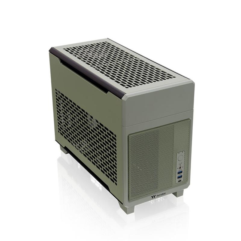 Caja ordenador gaming thermaltake tr100 matx verde
