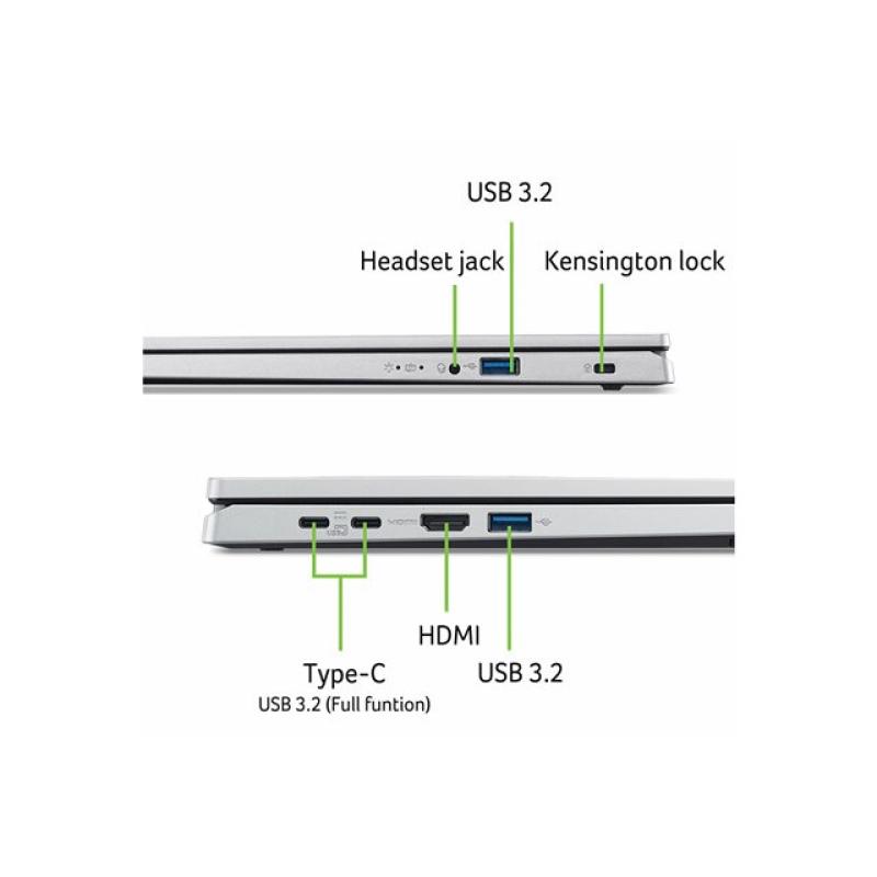 Portatil acer aspire go 15 ag15 - 71p i7 - 13620h - 16gb - ssd 1tb - 15.6 pulgadas fhd - w11p