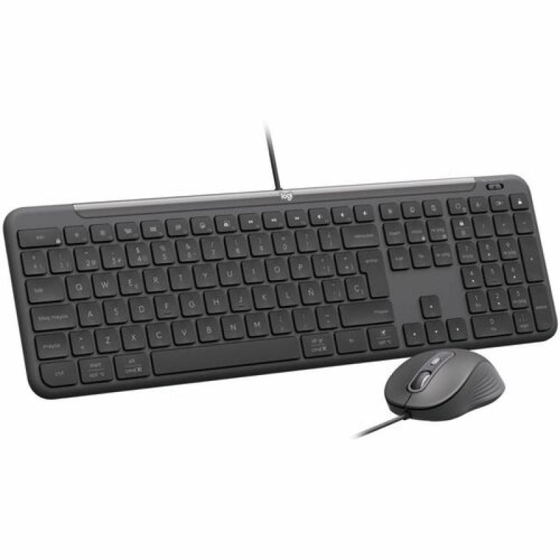 Teclado + raton logitech mk620 negro