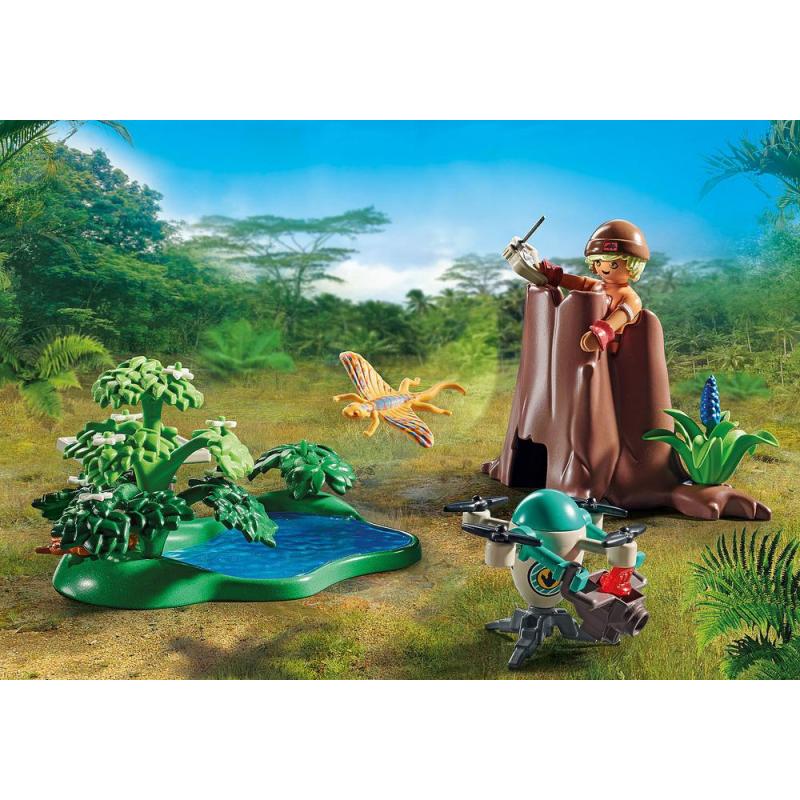 Playmobil observatorio con dimorphodon