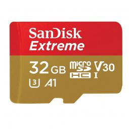 Tarjeta memoria sandisk micro secure digital 32gb sd extreme u3 uhs - i clase 10 a1 - Imagen 1