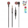 Auriculares metalicos ngs crossrally graphite - tecnologia voz assistant - 20hz - 20khz - 95db  - jack 3.5mm - cable 1.2m - Imag