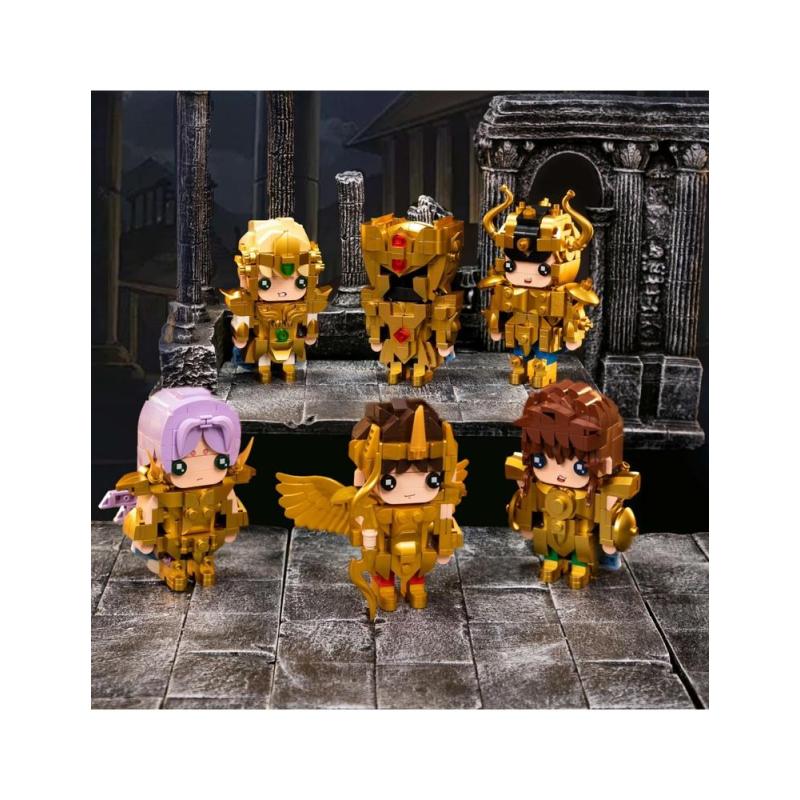 Aries mini set construccion 13 cm saint seiya