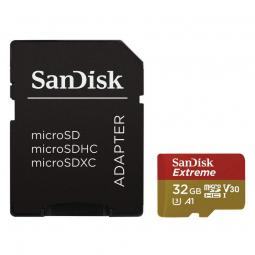 Tarjeta memoria micro secure digital 32gb sandisk extreme clase 10 uhs - i + adaptador - Imagen 1