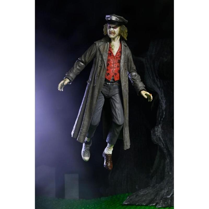 Ultimate beetlejuice tour guide the bio - exorcist scale action fig. 18 cm beetlejuice 1988