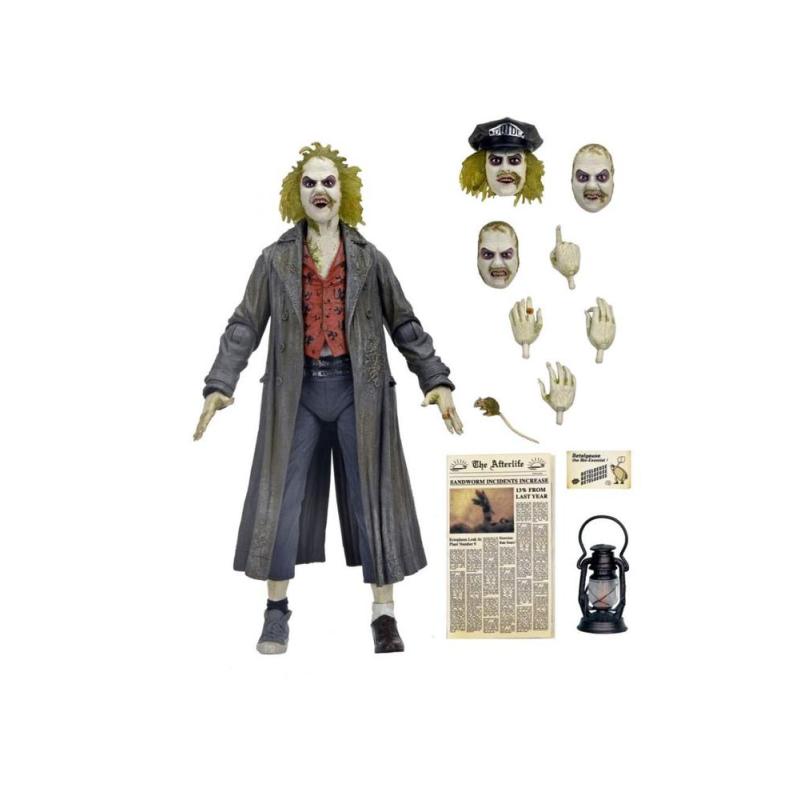 Ultimate beetlejuice tour guide the bio - exorcist scale action fig. 18 cm beetlejuice 1988