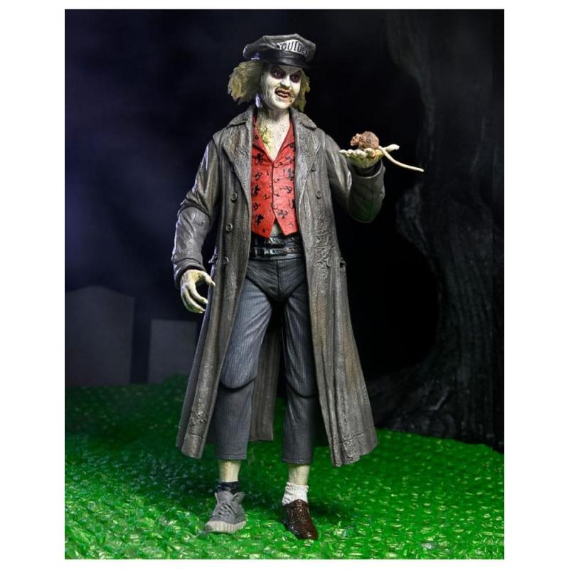 Ultimate beetlejuice tour guide the bio - exorcist scale action fig. 18 cm beetlejuice 1988