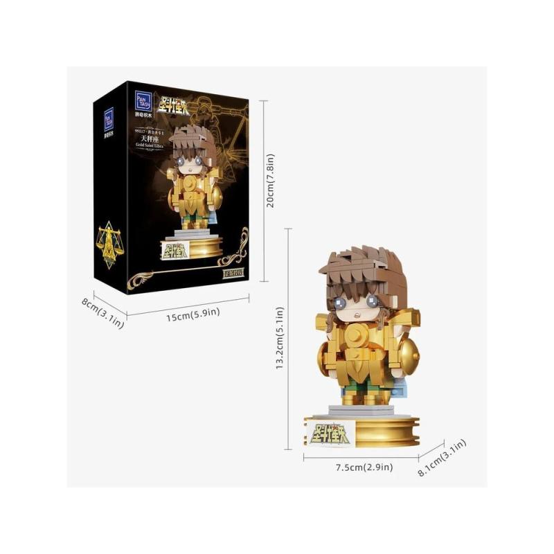 Libra mini set construccion 13 cm saint seiya