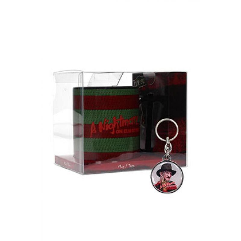 Colores freddy taza + regalo llavero metalico pesadilla en elm street