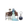 Set figuras + regalo llavero metalico la novia cadaver