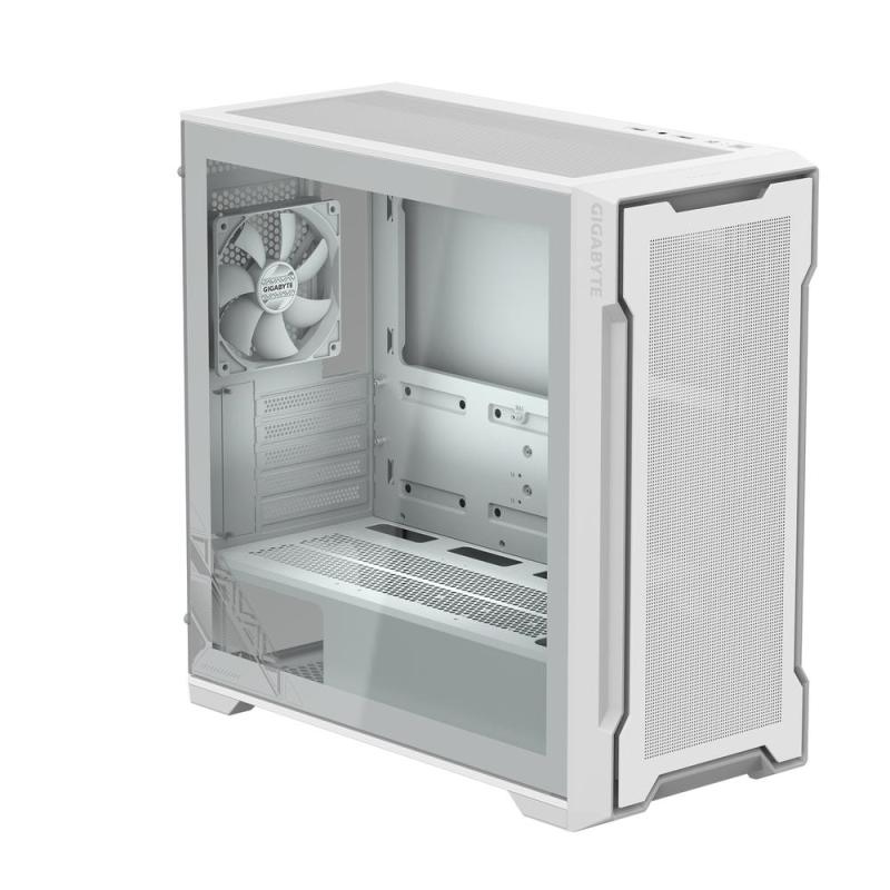 Caja ordenador gaming gigabyte c102 glass matx cristal templado blanca