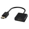 Cable displayport a hdmi ewent 0.15m - macho - hembra - negro