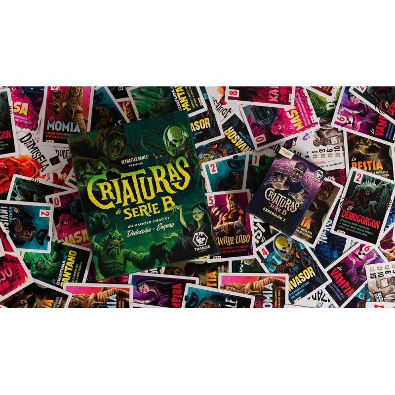 Juego de mesa criaturas de serie b - expansión