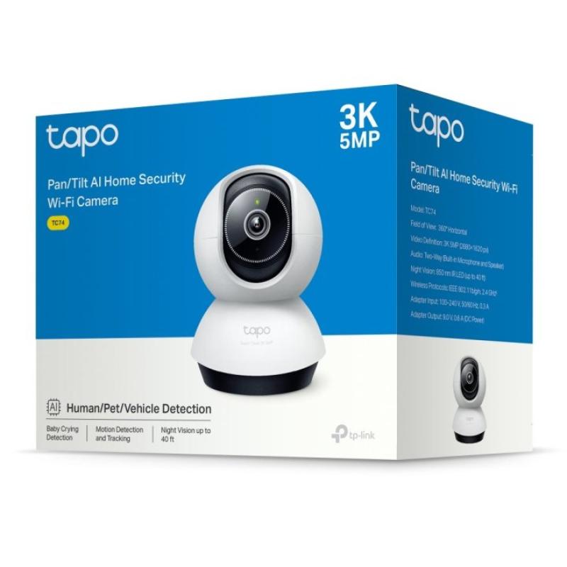 Camara de seguridad wifi tp - link tc74 3k 5mpx