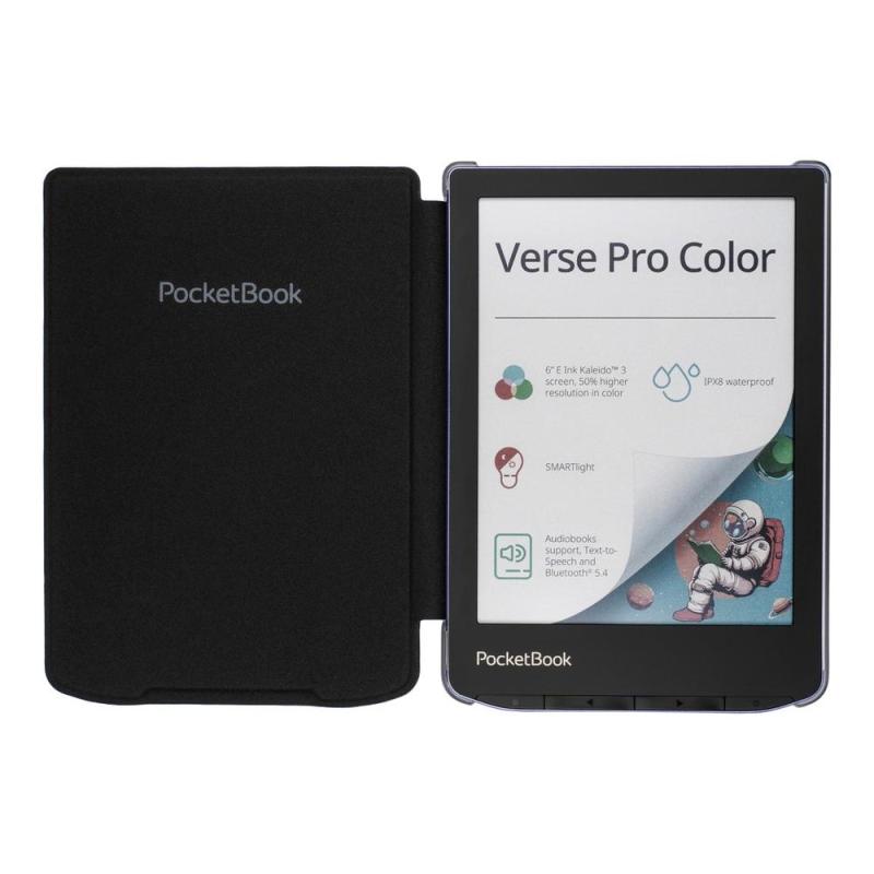 Pocketbook funda transparente shell cover black ww version color negro