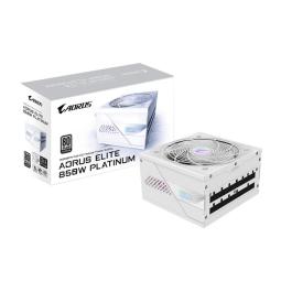 Fuente alimentacion gigabyte platinium aorus elite ice gaming atx 850w blanca