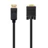Cable conversor displayport a vga nanocable 5m macho - macho - negro