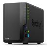 Servidor nas synology disk station ds225+ 2gb 2 bahias gigabit ethernet