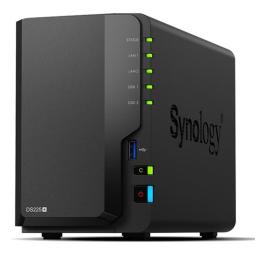 Servidor nas synology disk station ds225+ 2gb 2 bahias gigabit ethernet