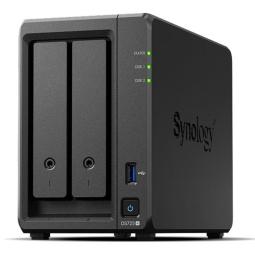 Servidor nas synology disk station ds725+ 4gb 2 bahias gigabit ethernet