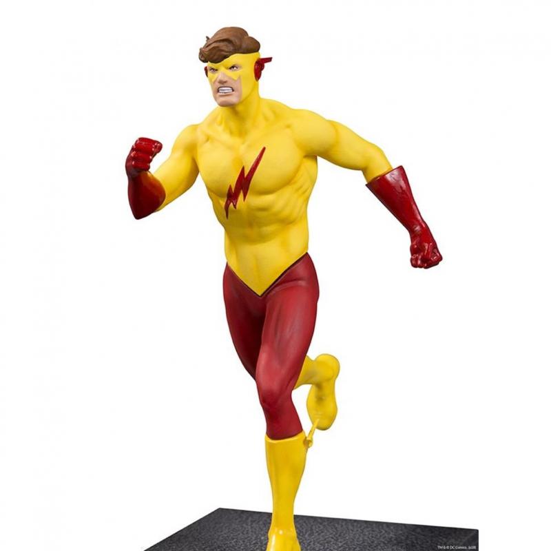 Kid flash estatua 16 cm multi - part universo dc teen titans - Imagen 1