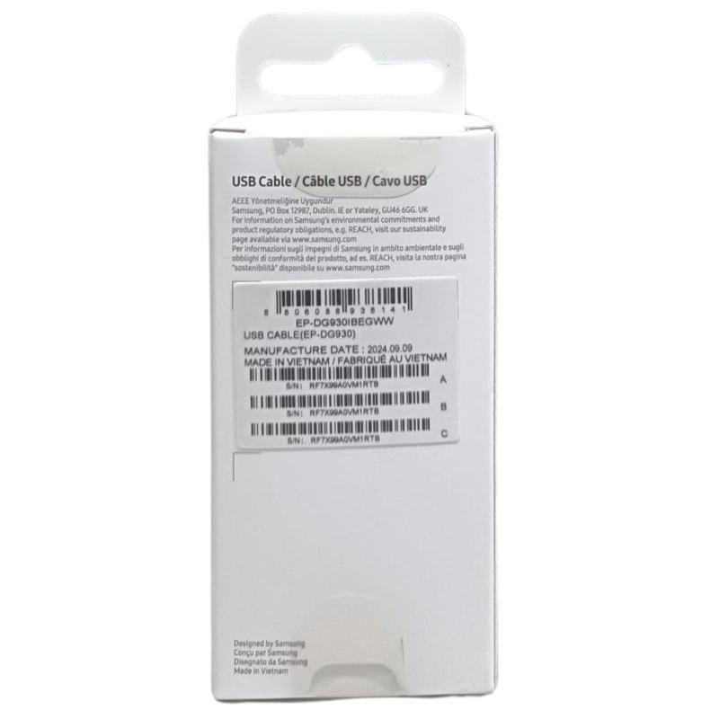 Cable usb tipo c a usb tipo a samsung 1.5m - macho - macho - negro