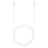 Cable usb tipo c samsung 1.8m - macho - macho - blanco