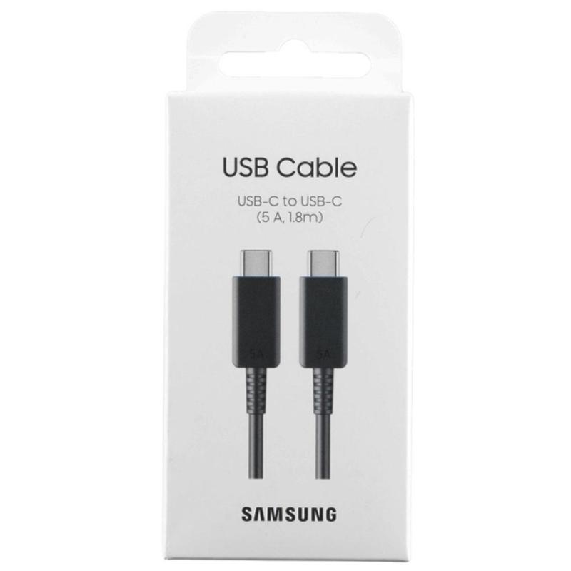 Cable usb tipo c samsung 1.8m - macho - macho - negro
