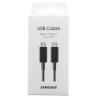 Cable usb tipo c samsung 1.8m - macho - macho - negro