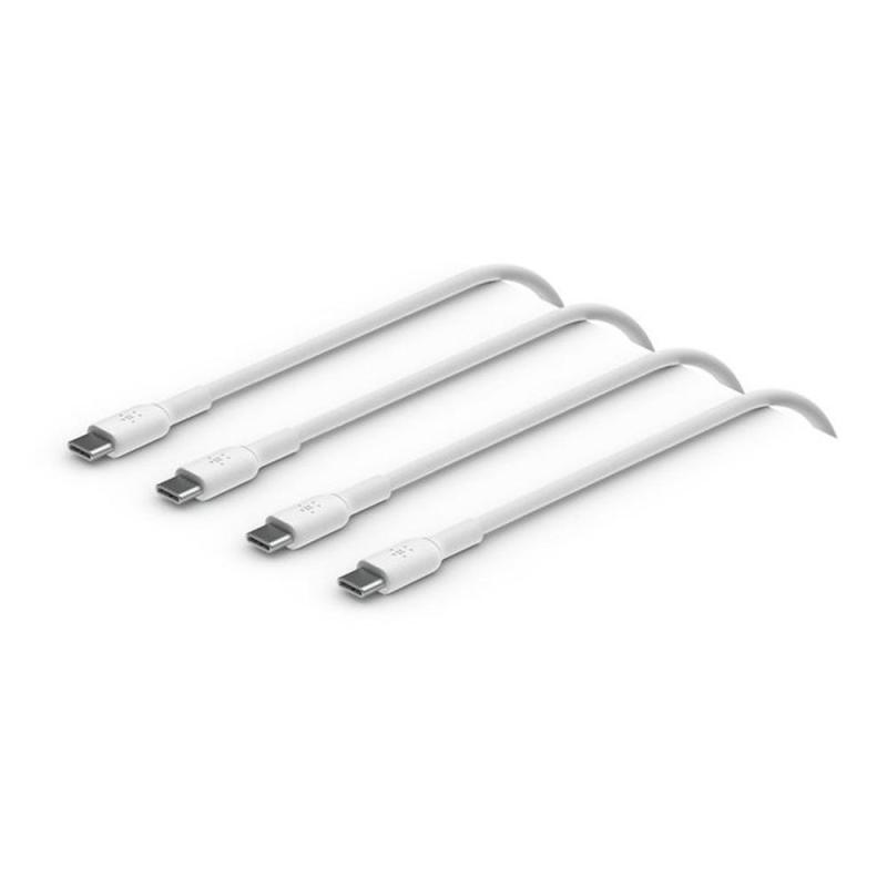 Cable usb tipo c belkin 1m - macho - macho - blanco 2 unidades