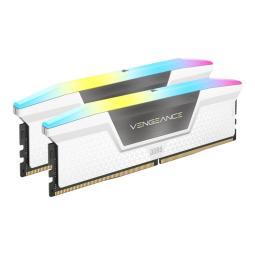 Memoria ram ddr5 32gb 2x16gb corsair vengeance rgb white - 6000 mt - s - pc5 - 24000 - cl36