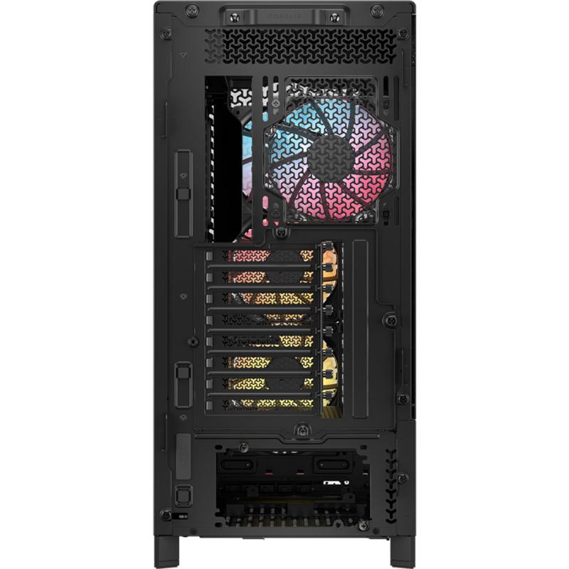 Caja ordenador gaming corsair frame 5000d rs atx argb cristal templado negra