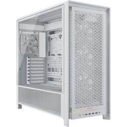 Caja ordenador gaming corsair frame 5000d rs atx cristal templado blanco