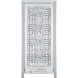 Caja ordenador gaming corsair frame 5000d rs atx cristal templado blanco