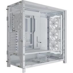 Caja ordenador gaming corsair frame 5000d rs atx cristal templado blanco