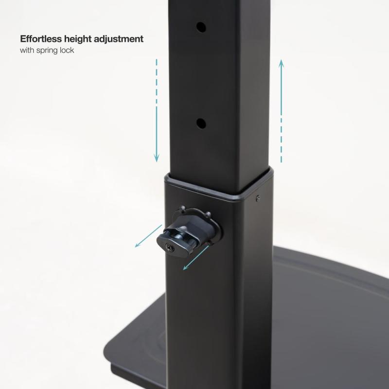 Soporte de suelo tooq para pantalla tv 37 pulgadas - 70 pulgadas fs2284m - b