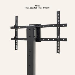 Soporte de suelo tooq para pantalla tv 37 pulgadas - 70 pulgadas fs2284m - b