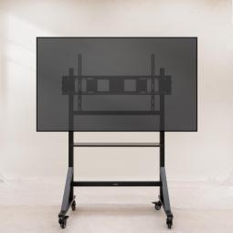 Soporte de suelo con ruedas tooq optimus 60 pulgadas - 105 pulgadas fs20105m - b