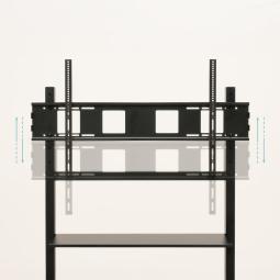 Soporte de suelo con ruedas tooq optimus 60 pulgadas - 105 pulgadas fs20105m - b