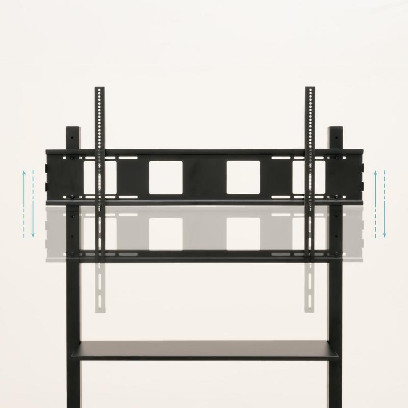 Soporte de suelo con ruedas tooq optimus 60 pulgadas - 105 pulgadas fs20105m - b