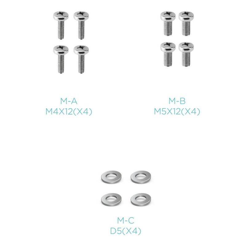 Soporte de mesa tooq 2 x 17 pulgadas - 32 pulgadas db1233tnv - b negro