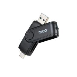 Lector dni usb tipo c - usb tipo a tooq tqr - 3003b