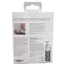 Cable usb tipo c belkin 3m - macho - macho - blanco - trenzado