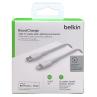 Cable lightning a usb tipo c belkin 2m - macho - macho - blanco - trenzado