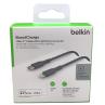 Cable lightning a usb tipo c belkin 2m - macho - macho - negro - trenzado