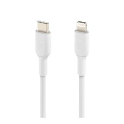 Cable lightning a usb tipo c belkin 2m - macho - macho - blanco - trenzado