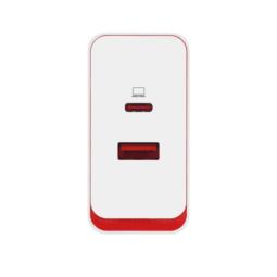 Cargador one plus supervoc 100w 1xusb tipo c 1x usb tipo a blanco